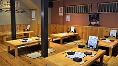 靴を脱いで寛げる掘りごたつのお席は、各種ご宴会にぴったり。小さなお子様連れのお客様も快適にご利用いただけます。