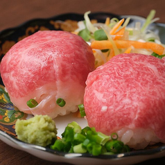 【肉寿司】黒毛和牛手毬寿司 2貫