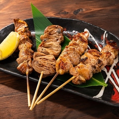 地鶏焼き鳥4種