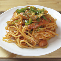 店主こだわりのパスタ