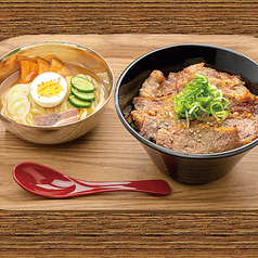 カルビ丼&冷麺(小)セット