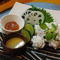 料理メニュー写真 はも湯引き