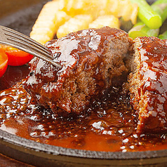 鉄板煮込みハンバーグ