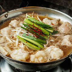 にんにく醤油のもつ鍋