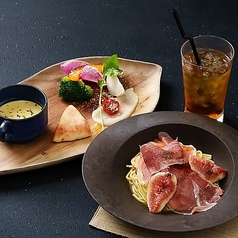 ディナーセット(前菜+選べるパスタ100種+選べるドリンク)★フォカッチャ食べ放題付き!