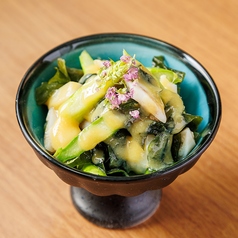 白とり貝と旬菜 酢味噌和え