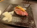 料理メニュー写真 和牛ウニク寿司
