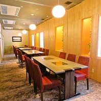 完全個室もご用意♪