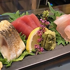 刺身三種盛り