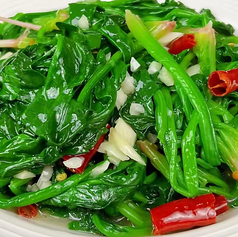 ほうれん草のニンニク炒め