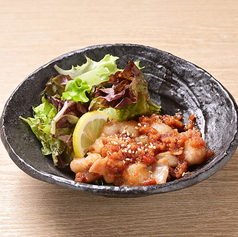 牛ホルモンの味噌焼き