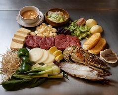 天然スーパージャンボエビ(1尾)＆テンダーロインステーキ 300g