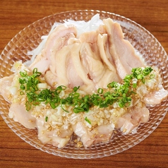 蒸し鶏の旨塩ネギソース