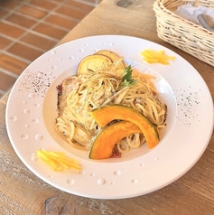 【期間限定】秋野菜のクリームパスタ