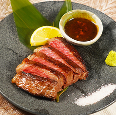 数量限定　和牛の炭火ステーキ