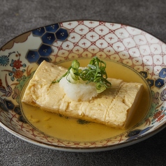 出汁たっぷり！ だし巻きのお浸し