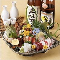 漁港直送の鮮度抜群の贅沢魚介料理の数々！