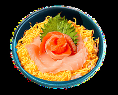 サーモンビントロ丼