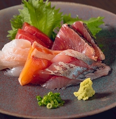 本日のお造り五種(二人前~)