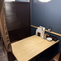 プライベート重視の特別な空間、隠れ家的なくつろぎの場