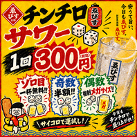 ゾロ目が出たらラッキー!運試し★チンチロサワー