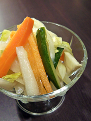 産直季節野菜の自家製ピクルス