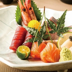 本日刺身3点盛り、5点盛り、7点盛り