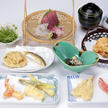 料理メニュー写真&nbsp;【刺身と旬の天ぷらが奏でる、海の膳】磯波 ◆6820円(税込)