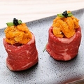 料理メニュー写真&nbsp;牛リブロースのウニのせ