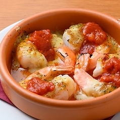 ガーリックシュリンプ~トマトチーズ乗せ~