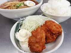 ラーメン唐揚げ定食