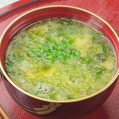あおさ味噌汁