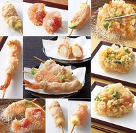季節毎の新鮮食材を使用した天ぷら各種！ランチもお得！