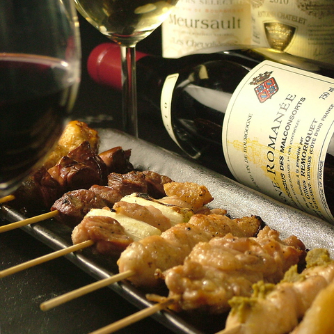 銘柄鶏「大山鶏」と農直野菜使用の和＆イタリアン料理！40種超のワインも是非♪