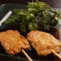 料理メニュー写真 フォアグラの串焼き 和風バルサミコソース　（1本）
