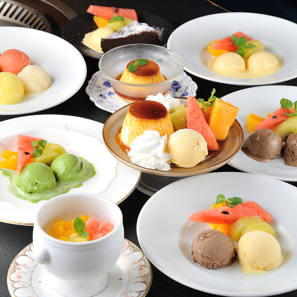 【本格手作りデザート】杏仁豆腐やプリンなどお腹がいっぱいでもぺろりといけてしまう美味しさです♪