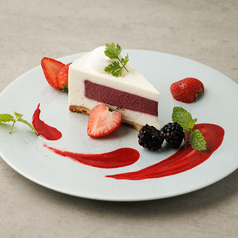 ブルーベリーレアチーズケーキ