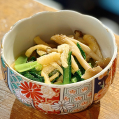 小松菜としめじのたいたん