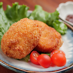 自慢の味！カニクリームコロッケ