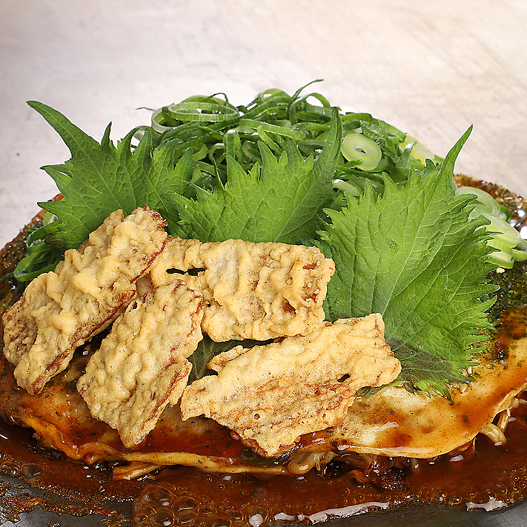 広島でお好み焼きをたべるならここ！！葉隠までお越しください♪