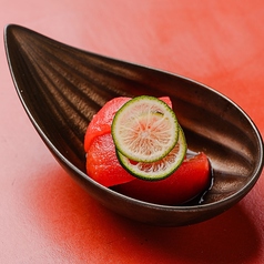 トマトの酢橘甘酢