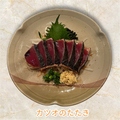 料理メニュー写真 カツオのたたき