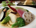料理メニュー写真 旬野菜の選べるペペロンチーノ
