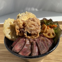 塩からあげ＆和牛ステーキ丼