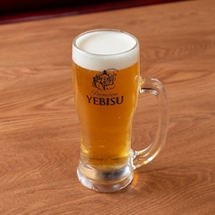サッポロエビス樽生 中ジョッキ