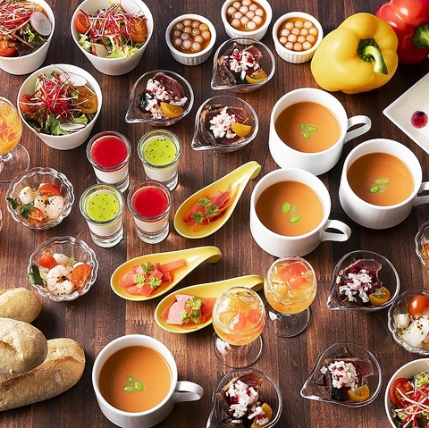 こだわり食材を使用した、贅沢を楽しむホテルビュッフェ