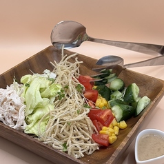 揚げ蕎麦サラダ