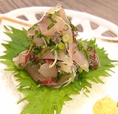 鯵のたたき