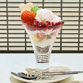料理メニュー写真&nbsp;★夜カフェ★季節のデザートいちごショートケーキ風パフェ◆1ドリンク付き