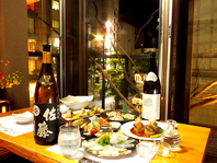 並木を一望できる特等席